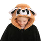 Atoz Onesie For Kids, Animal Pajamas Halloween Cosplay Costume For Girls Boys, Raccoon 6-7Y