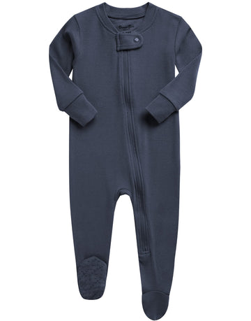 Vaenait Baby Toddler Boys Girls Solid Footie Pajama Cozy Modal Chacoal 3-6M