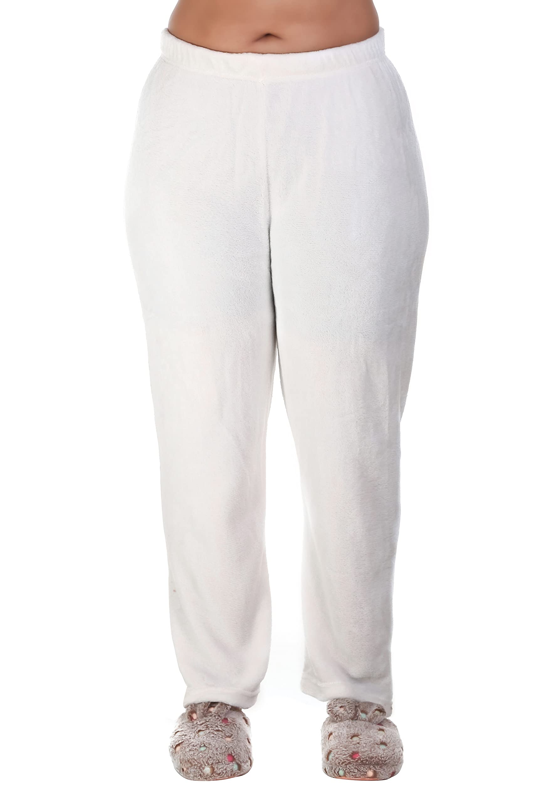 MUKHAKSH (Pack of 1 Girls Winter Warm woolen Fleece White Pyjamas (1314 Years)
