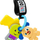 Fisher-Price Baby & Toddler Toy Laugh & Learn Play & Go Keys with Lights & Music for Pretend Play Infants Ages 6+ Months