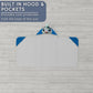 Franco Dreamworks Not Quite Narwhal Kids Super Soft Bath/Pool/Beach Soft Cotton Terry Hooded Towel Wrap, 24 In X 50 In, (Officia