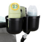 Accmor Stroller Cup Holder With Phone Holder, Universal Cup Holder For Uppababy Nuna Doona Strollers, 2-In-1 Bottle Phone Holder