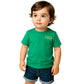 Nautinati Boys Cotton T-Shirt|Mickey Mouse Typography Print | Age 0-2 Years(Nnibtw020010-3-6M_Dark Green_3-6M)