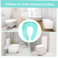 Kisdream Portable Potty Training Seat For Toddlers, Perfect Folding Travel Toddler Toilet Training Seat, 4 Non-Slip Silicone Pad