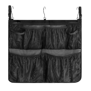 KACHEEG Large Mesh Pool Storage Bag for Outdoor Toys and Bath Accessories  Durable Hanging Hook Design