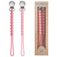 Pacifier Clips Baby Girls - Moribox Paci Clip Soothe Baby Binky Holder For Shower Birthday Gift 2 Pack