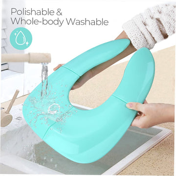 Kisdream Portable Potty Training Seat For Toddlers, Perfect Folding Travel Toddler Toilet Training Seat, 4 Non-Slip Silicone Pad