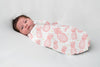 Kiddery Swaddle Wraps | Pineapple Print | 100% Muslin Cotton | Breathable | Soft | Nursing Cover | Stroller Cover | Newborn | Ex
