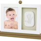 Plushible Bridging Miles With Smiles Casting Kit - Baby Keepsake & Dog Paw Print Kit For Newborn - Inkless Plaster For Foot & Ha