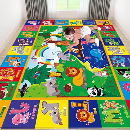 Ltkougfam Baby Mat For Floor, Baby Kids Play Mat Rug, Playmat Baby Crawling Mat WBCBBB0BYMB5HLY
