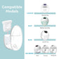 Gotocut Breast Pump Parts For Lansinoh Discreet Duo/Nuliie/Motif Aura Glow S32 Wearable Breast Pump, Incl 6Pcs Duckbill Valves &