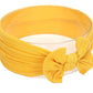 Koolgil Baby Girl'S Toddler Bow Knot Headbands Soft Nylon Headband For Daily Life Birthday Party Photography (Ginger)