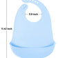 Df Dualferv 4 Pcs Silicone Bibs, Baby Bibs, Bibs For Baby Girls And Baby Boys, Waterproof Of Baby Bib, Adjustable Toddler Bibs