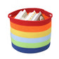 Kamuavni Baby Hamper, Rainbow Toy Basket Cotton Rope Basket for Nursery, Gift Basket Empty, Decorative Basket for Living Room an