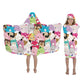Franco Squishmallows Kids Bath/Pool/Beach Soft Cotton Terry Hooded Towel Wrap, 24 In X 50 In