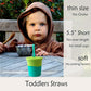 Tegion Reusable Toddlers& Kids Silicone Straws For The First Years Take & Toss Spill Proof Straw Cup, 10 Oz Rtic Yeti Lowball Tu