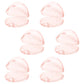 Accmor Pacifier Case, Pacifier Holder Case, Pacifier Container For Travel, Bpa Free,Transparent Pink, 6 Pack