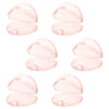 Accmor Pacifier Case, Pacifier Holder Case, Pacifier Container For Travel, Bpa Free,Transparent Pink, 6 Pack