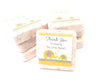 Botanical Bars 12 Yellow and Grey Elephant Thank You Soap Favors - 1.5oz Soap Favors - Gender Neutral Baby Shower Favors - Eleph