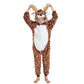 Anbota Funny Kids Deer Onesie Pajamas Reindeer Costume Girls Boys Halloween Christmas Party Cosplay, Deer, 140