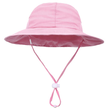 Simplikids Pink Baby Sun Hat Kids Sun Hats With Uv Protection For Girls Toddler Sun Hat Girl Sun Hat For Beach Swim Travel Pink