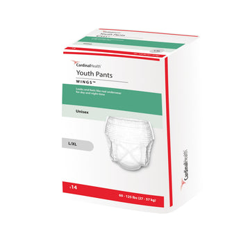 Cardinal Health Wings Youth Pants Large/X-Large (60-125 lbs.), 70074A, Case of 56