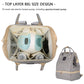 Breast Pump Backpack - Cooler And Moistureproof Bag Double Layer For Mother Outdoor Working Backpack With Usb Charging Port, Lar