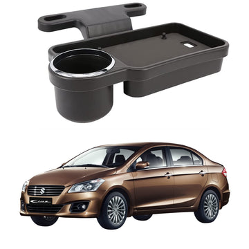Oshotto (FT04) Foldable Car Auto Headrest Rear Back Seat Table Drink Food Cup Tray Holder Compatible with Maruti Suzuki Ciaz  