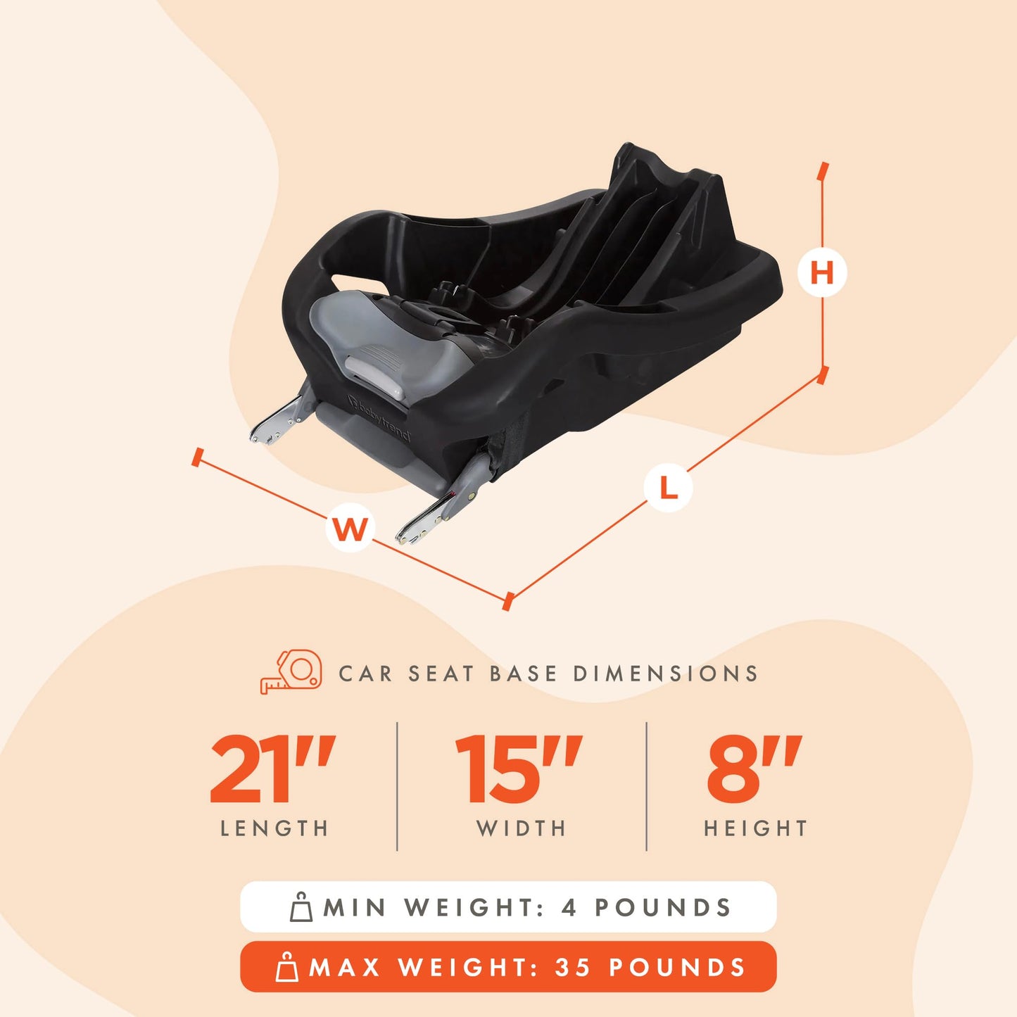 Baby Trend Secure Infant Car Seat Base