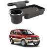 Oshotto (FT04) Foldable Car Auto Headrest Rear Back Seat Table Drink Food Cup Tray Holder Compatible with Chevrolet Tavera  Bl
