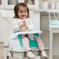 Regalo My Little 2-in-1 Booster Seat and Grow with Me Floor Seat with Removable Feeding Tray, Indoor and Outdoor Activity Chair,