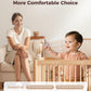 Sweetfull Baby Stroller Fan - 4000Mah Rechargeable 4-Speed Quiet With Led Display & Night Light, Mini Portable 360 Clip On Safe