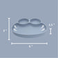 Abiie Octopod Frog Silicone Plates with Suction - Spill Proof, Easy to Clean - BPA-Free Bowl - Suction Plates for Baby and Toddl