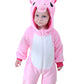 Tonwhar Infant And Toddler Halloween Cosplay Costume Kids' Animal Outfit Snowsuit(12-18 Months/Height:29'-31',Pink Unicorn)