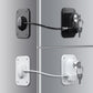 Rormgo Refrigerator Lock 2 Packs, Fridge Lock With Silicone Wire Protection Fridge Locks For Kids Easy To Use And Install Fridge