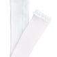 Rufflebutts Girls White Footless Ruffle Tights - 0-6M