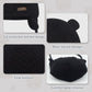 Duoyeree Kids Baby Hat Soft Warm Cable Knit Beanie Toddler Girl Fall Winter Hats(Black,0-6 Months)