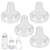 Sippy Spout Nipples For Mam Easy Start Bottle,Easy Active Bottle And Glass Baby Bottles,Soft Silicone Sippy Cup Nipples,Variable