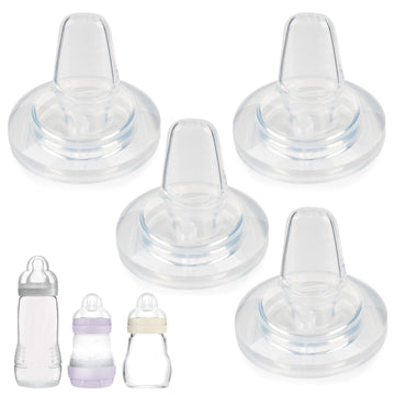 Sippy Spout Nipples For Mam Easy Start Bottle,Easy Active Bottle And Glass Baby Bottles,Soft Silicone Sippy Cup Nipples,Variable