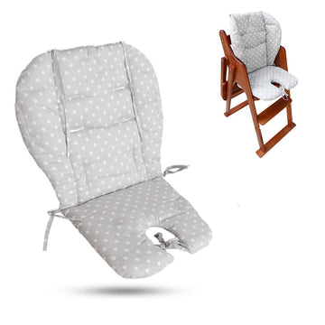 Twoworld High Chair Cushion, Large Thickening Baby High Chair Seat Cushion Liner Mat Pad Cover Breathable Suitable For All Kinds