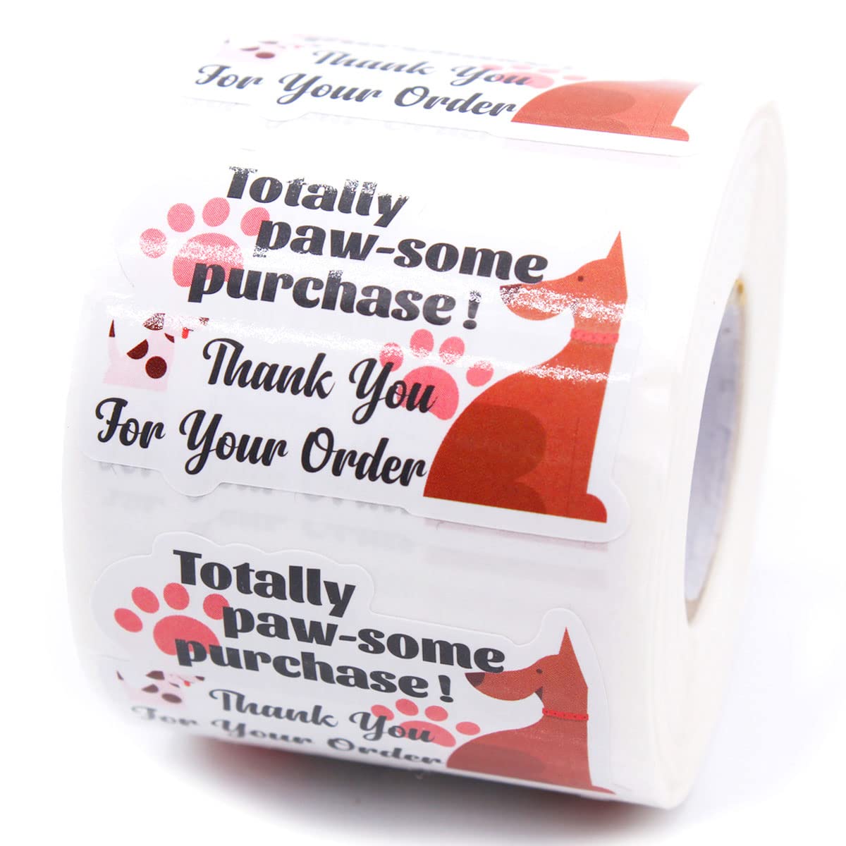 Cute Small Business Stickers,Funny Totally Paw-Some Purchase Dog Small Business WBCBBB09YD42WSS