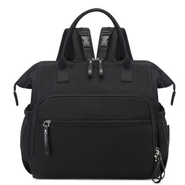 Loradi Convertible Diaper Bag Tote, Water-Resistant 14 Pockets Diaper Backpack With Anti-Theft Pockets And Stroller Clips (Black