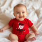 Cheerilulu My 1St Valentine Day Newborn Baby Boys Bodysuits Girls Unisex Cute Funny Infant Romper 0-6 Months