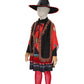 Taeyue Kids Girls Dani Dennison Costume Halloween Witch Cosplay Dress Suit With Hat,Small Red