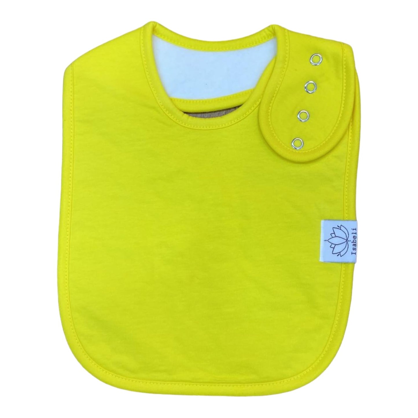 Isabeli Organic Cotton Toddler Drool Bibs 6 Pack - Rainbow