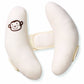 Inchant Adjustable Toddler Headrest & Neck Support, Banana Shape Travel Pillow,Best Headrest for Car Seat,Pushchair, White