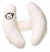 Inchant Adjustable Toddler Headrest & Neck Support, Banana Shape Travel Pillow,Best Headrest for Car Seat,Pushchair, White