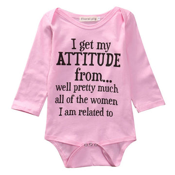 Alicado Newborn Infant Baby Girls Cotton Bodysuit Romper Jumpsuit Clothes Outfits (3-6Months) Pink