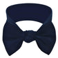 Babygiz Baby Girl Headbands-Infant,Toddler Cotton Handmade Hairbands With Bows Child Hair Accessories (Dark Navy Blue)
