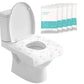 Krijuess 5 Packs Toddler Toilet Seat Covers Disposable, Disposable Toilet Seat Covers For Travel Waterproof Non-Woven, Travel Es